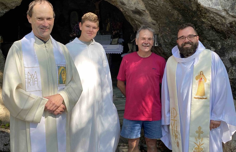 Rochusgrotte / Pater Ulrich Diel OSB Rochusmesse 2020